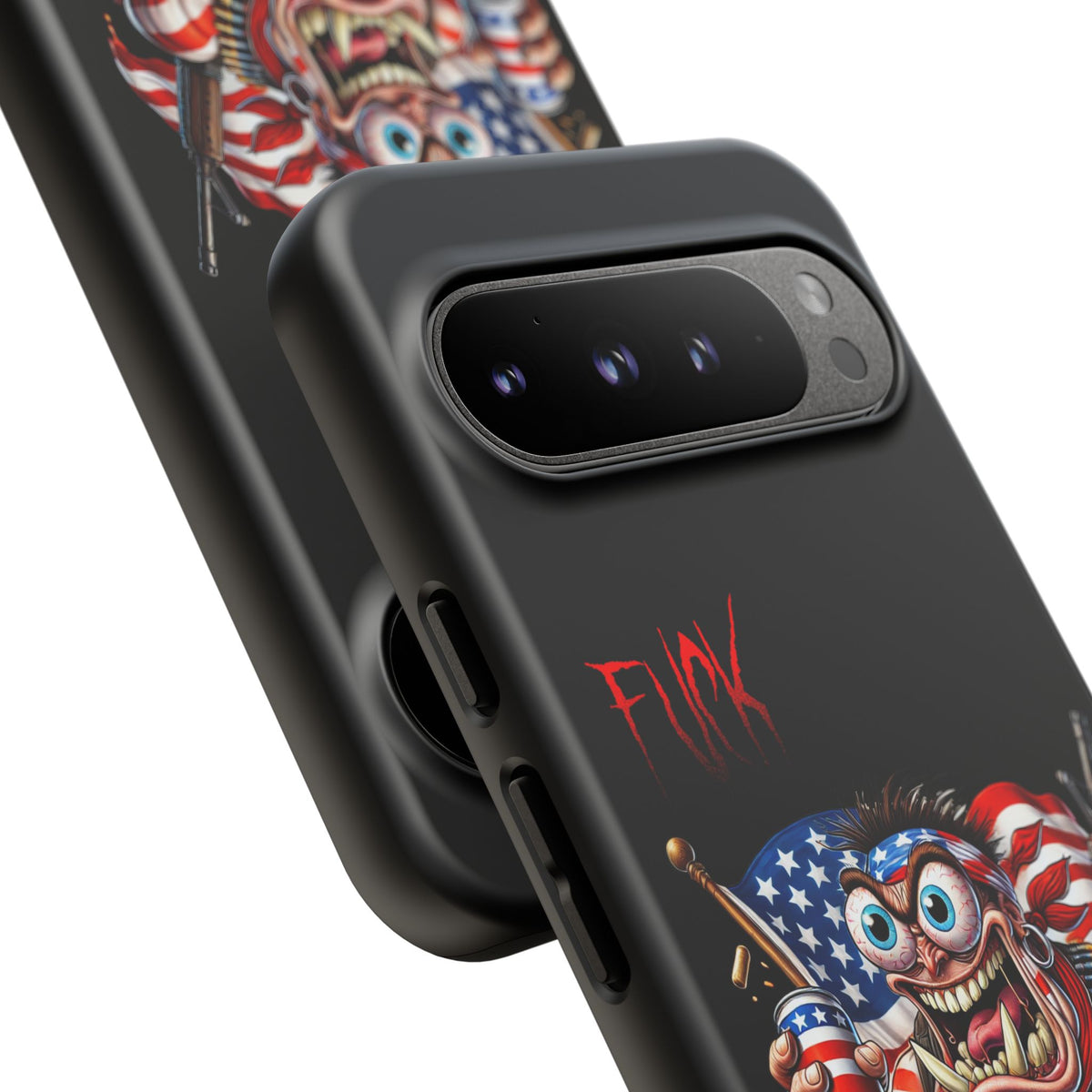 Patriotic Madman Phone Case — 'Funk Yea' USA Flag Tough Case