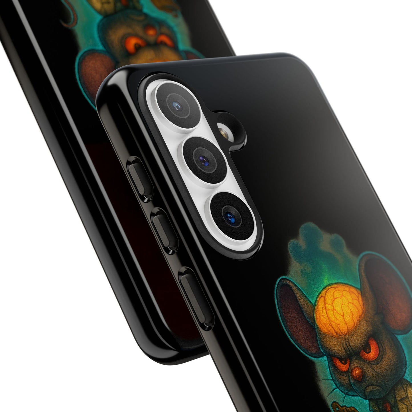 Phone Case — 'You'll Be Cheese in the Simulation' Angry Detective Mouse Graphic