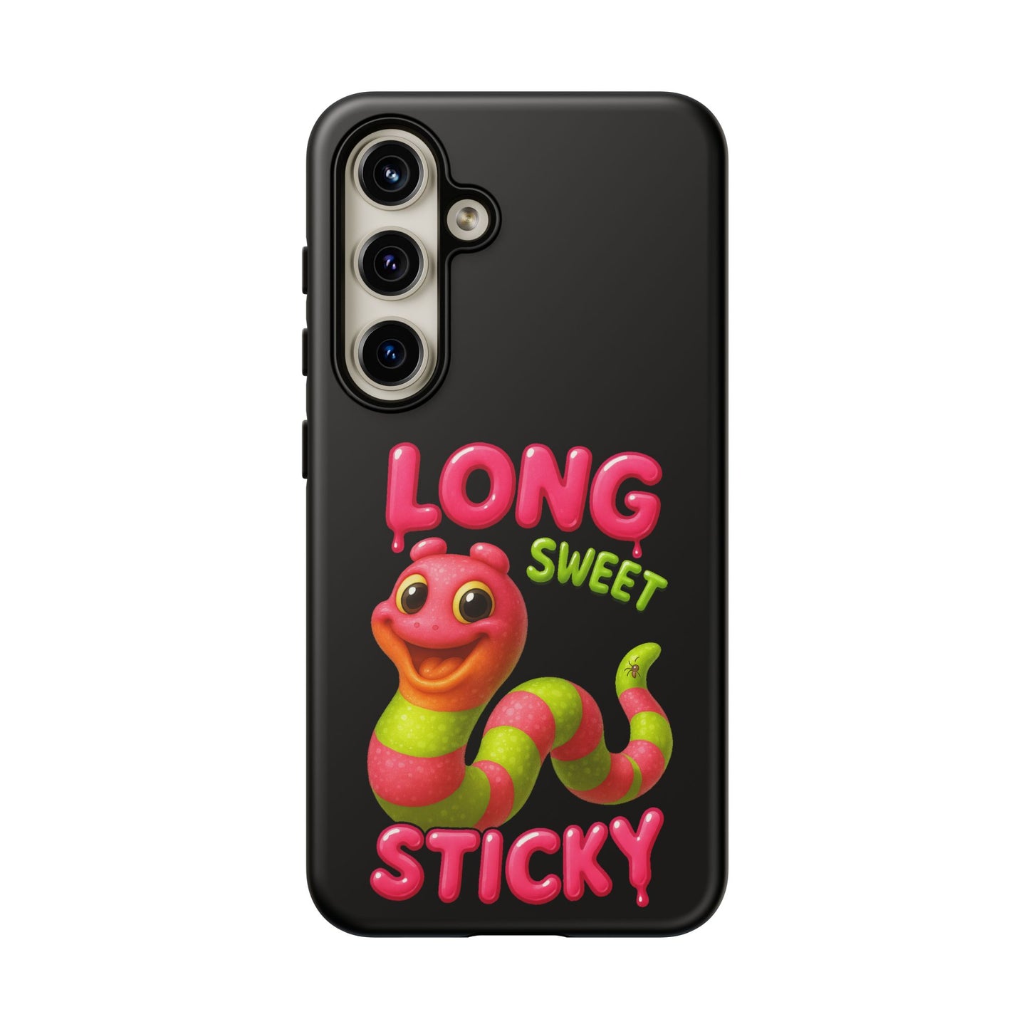 Phone Case — "Long Sweet Sticky" Cute Candy Snake Protective Case