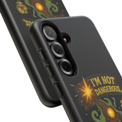 Phone Case — “I’m Not Dangerous, I’m Expressive” Monster Protective Case