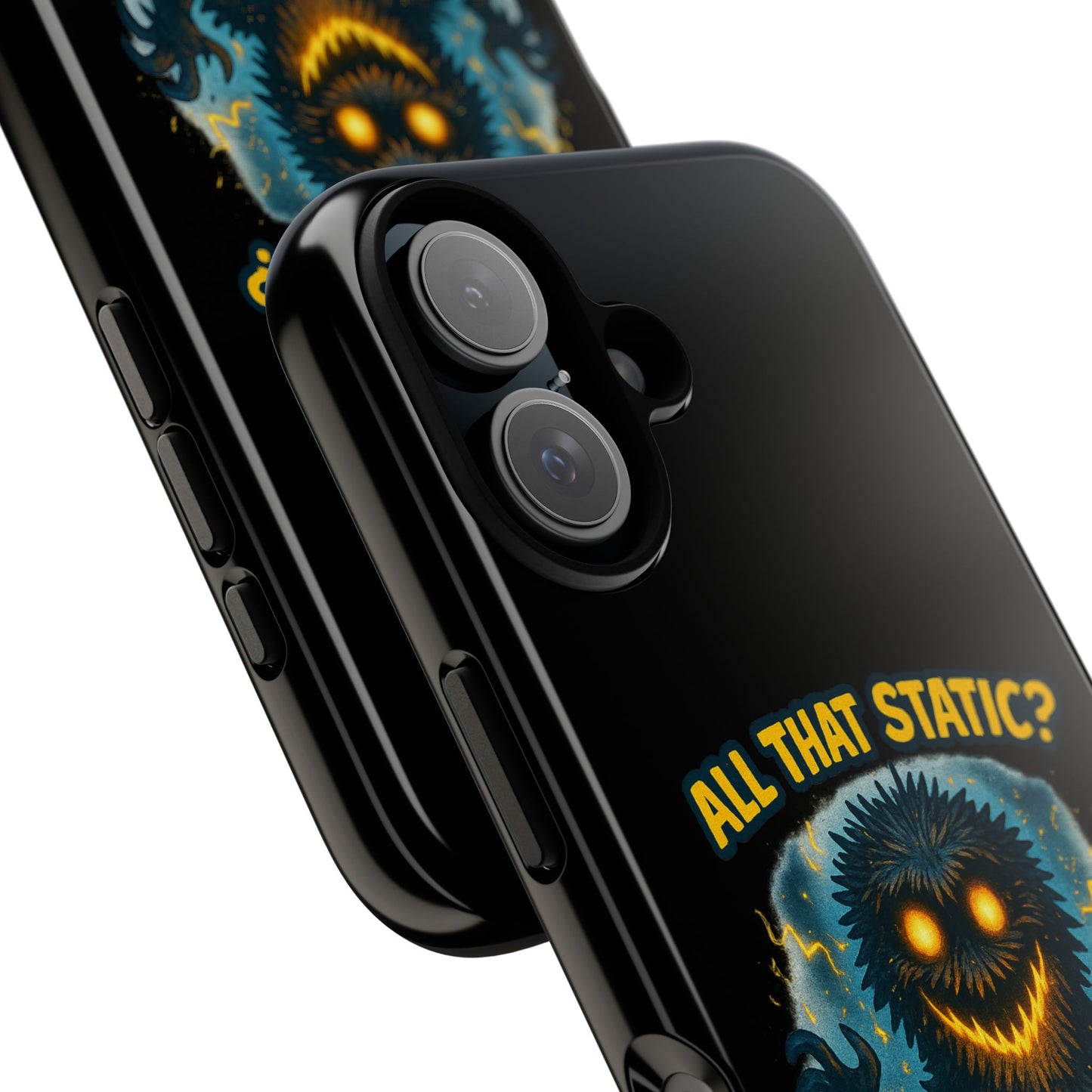 Phone Case — 'All That Static? That's Me Charging Up' Cute Monster Protective Case