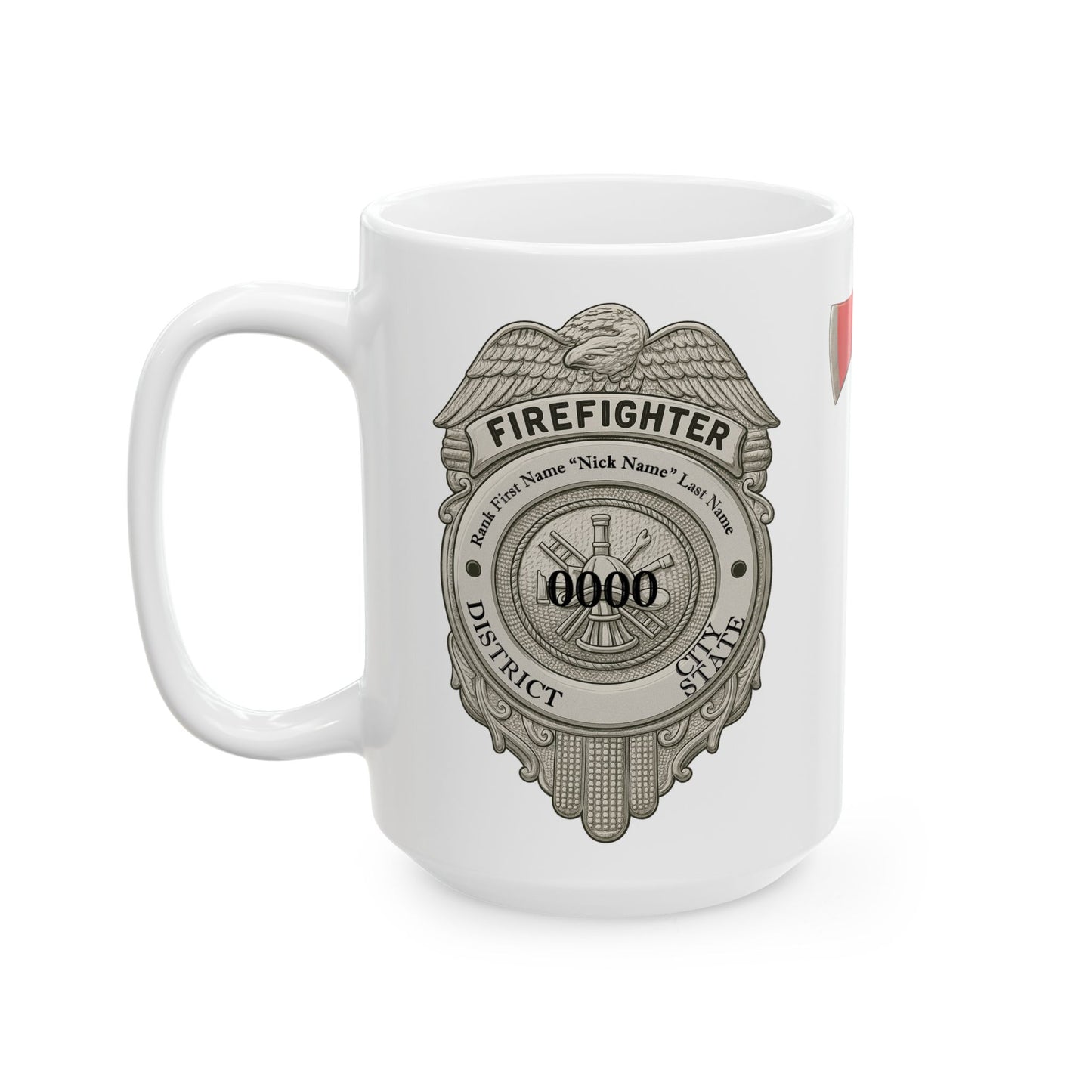 In the Heat of Danger – Firefighter Tribute Mug