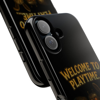 Phone Case — "Welcome to Playtime... Permanently." Horror Game Character Protective Case