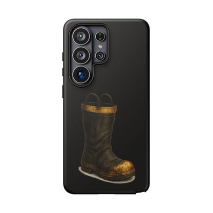 Vintage Fire Boot Phone Case — Rugged Protective iPhone Cover