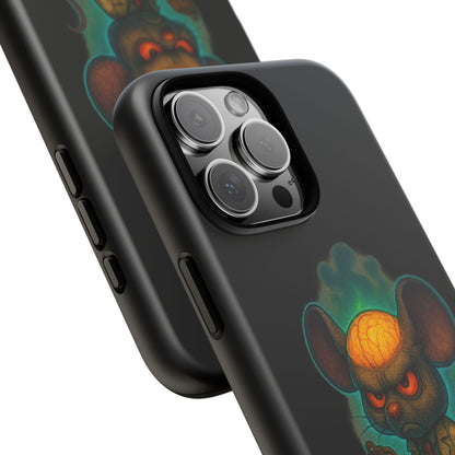 Phone Case — 'You'll Be Cheese in the Simulation' Angry Detective Mouse Graphic