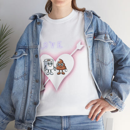 "Love Knows No Bounds" Funny TP & Poop Emoji