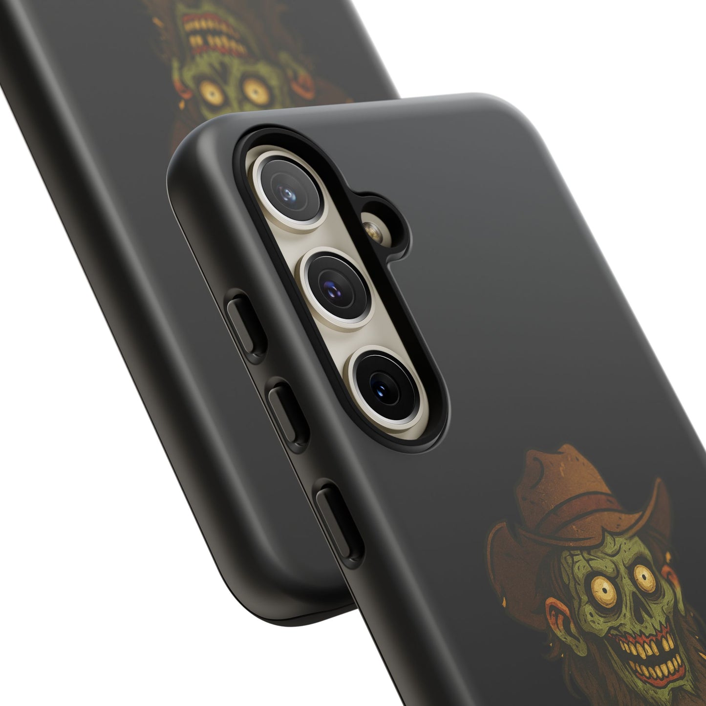 Zombie Cowboy Phone Case — "Ain't No Grave Gonna Hold This Yeehaw" Protective iPhone Cover