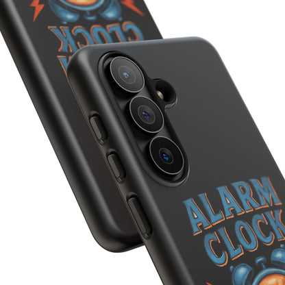 Phone Case — "Alarm Clock" Retro Screaming Clock Protective Cover