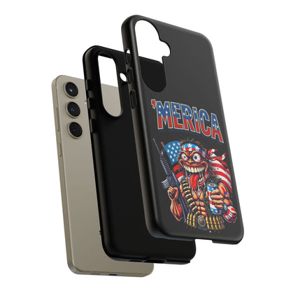 'MERICA Patriotic Phone Case — American Flag Madman Design