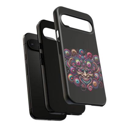 Psychedelic Smiling Eye Cluster Phone Case