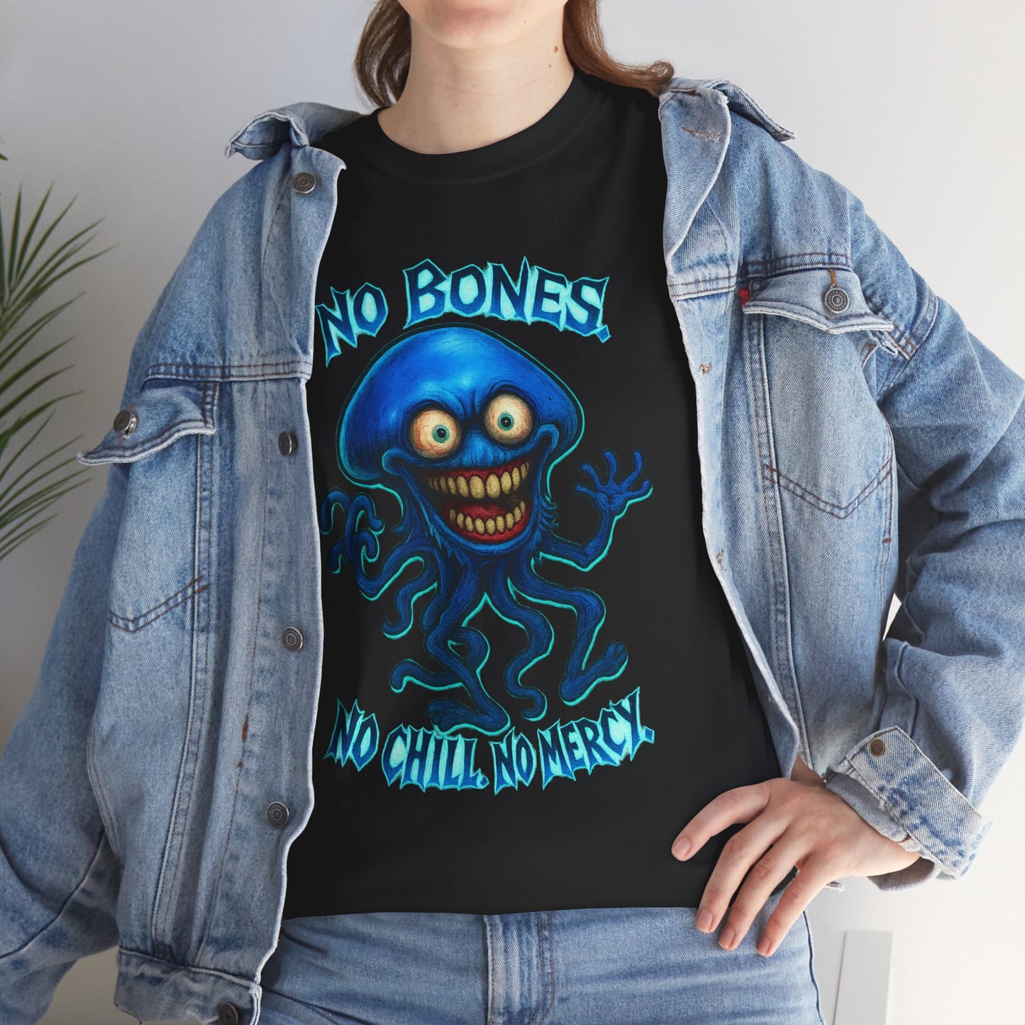 No Bones, No Chill, No Mercy – Jellyfish T-Shirt