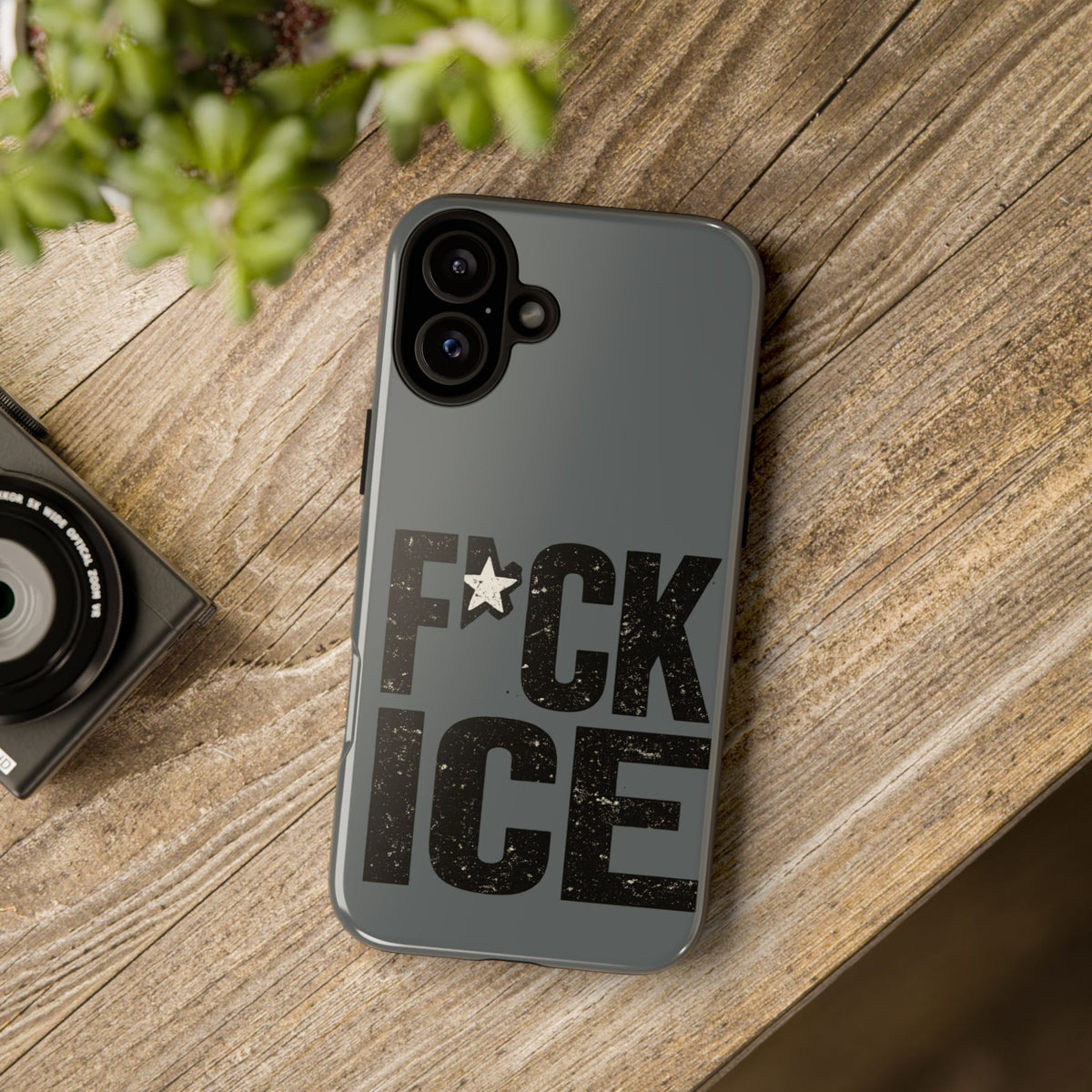 Phone Case — “F*CK ICE” Bold Protest Protective Case