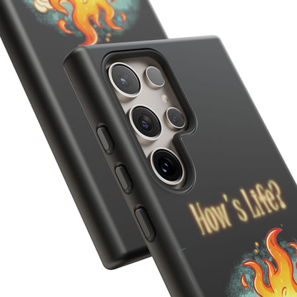 How's Life? Flaming Dumpster Phone Case