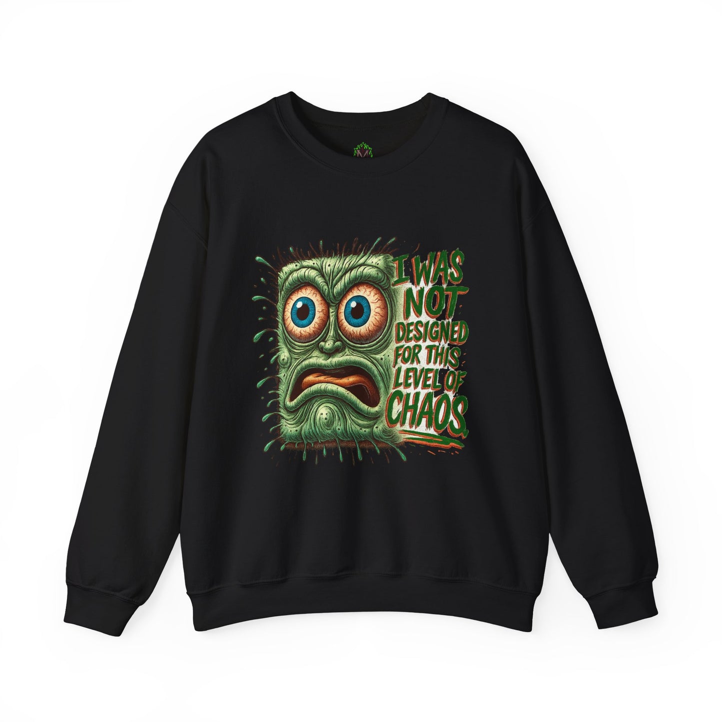 Chaos Pad – Overwhelmed Maxipad Crewneck