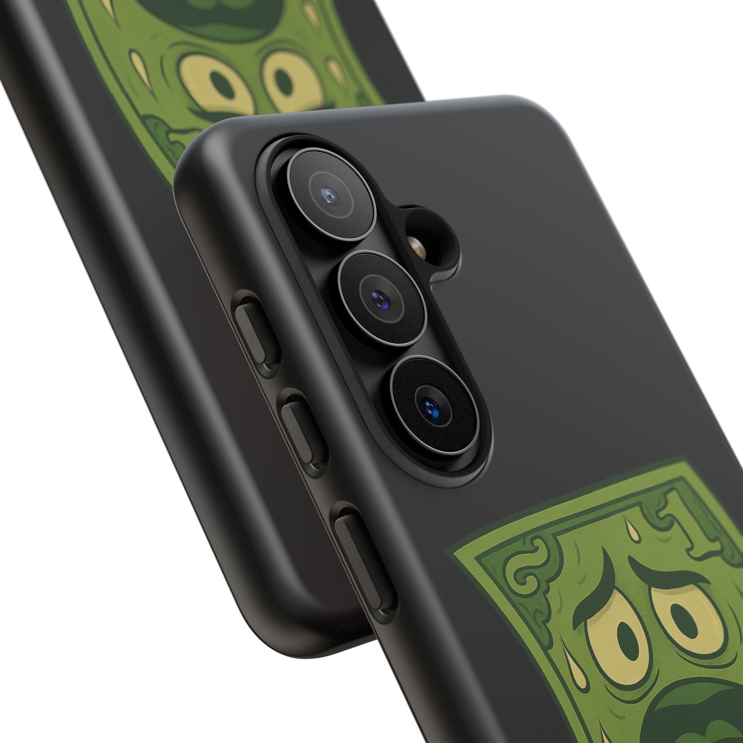 Phone Case — Funny Traumatized Dollar Bill Design ("I'm not dirty, I'm just traumatized")