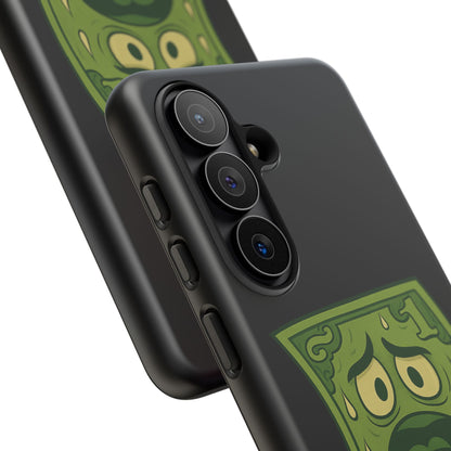 Phone Case — Funny Traumatized Dollar Bill Design ("I'm not dirty, I'm just traumatized")