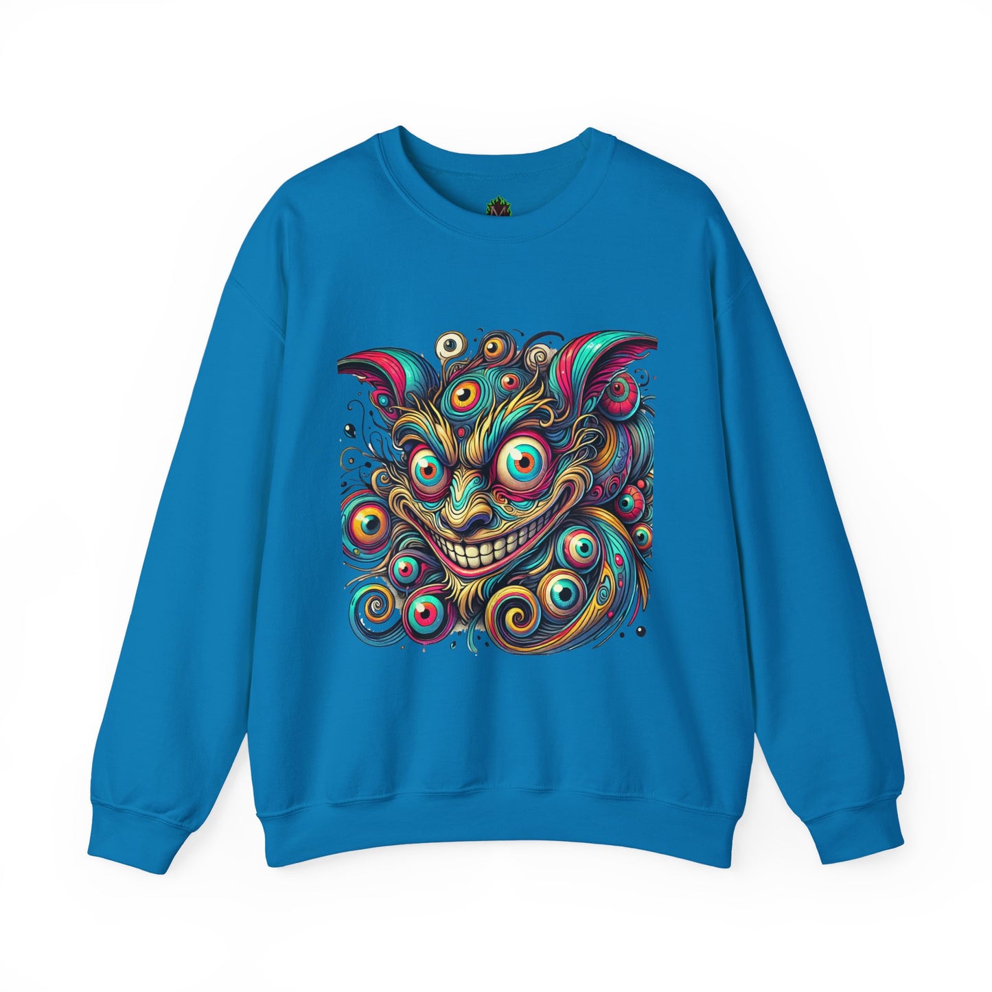 Demon Swirl Eyes Crewneck Sweatshirt