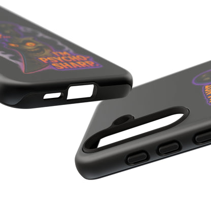 Knife Graphic Phone Case — "I'm Not Just Sharp... I'm Psycho-Sharp" Horror Phone Cover
