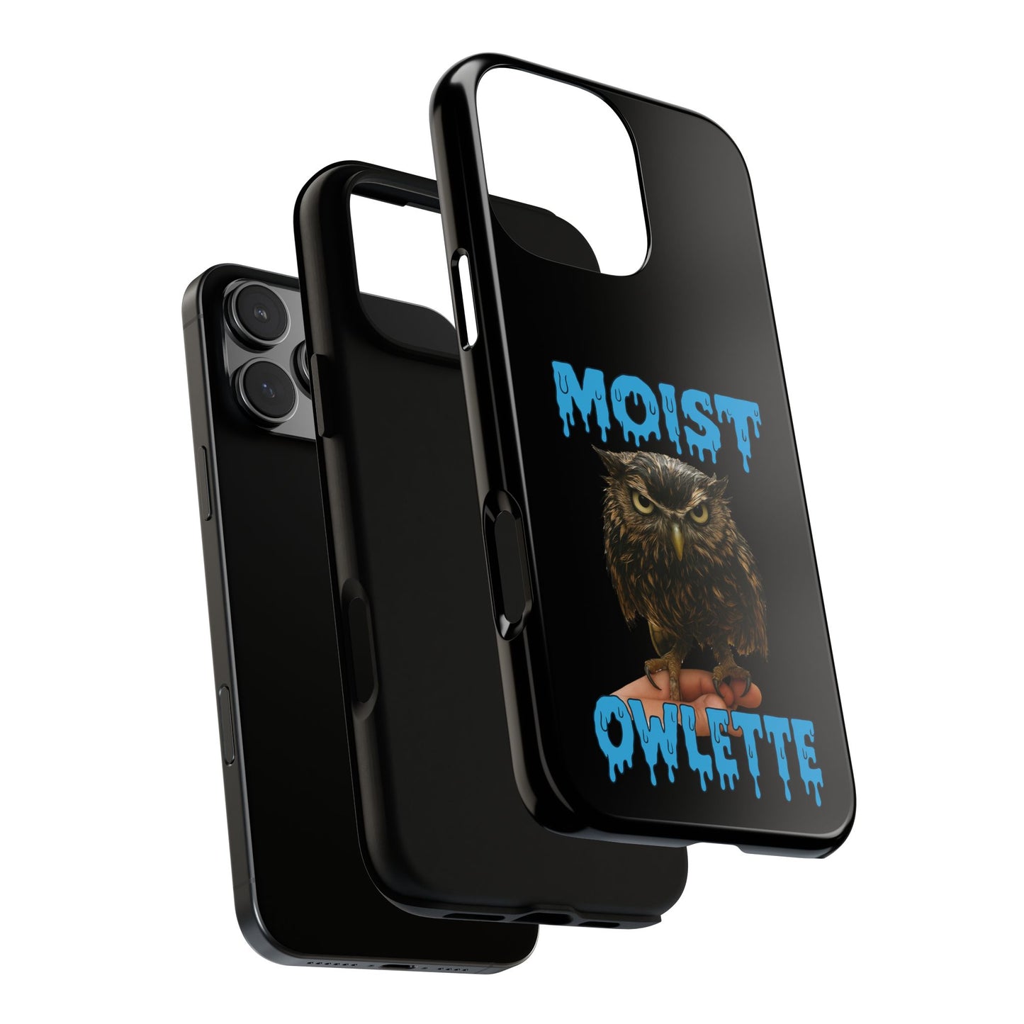 Moist Owlette Phone Case — Funny Owl Graphic Protective Case
