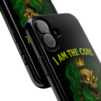 Tough Cases — “I Am The Coil In Your Nightmares” Skull Snake Shockproof Phone Case