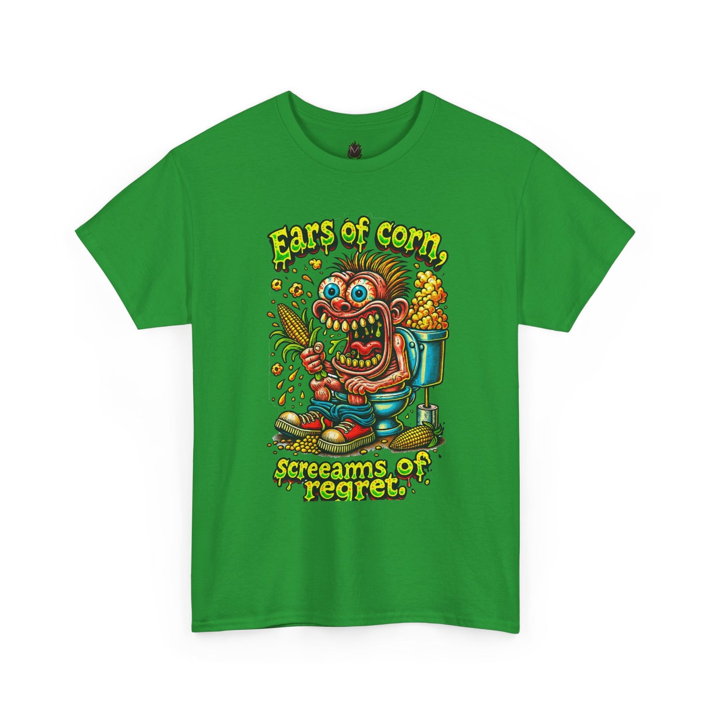 Ears of Corn Screams of Regret T-Shirt | Corn Monster Graphic Tee