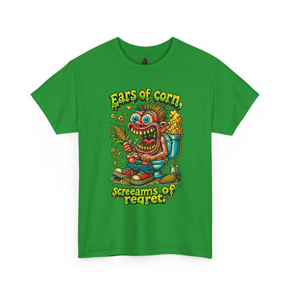 Ears of Corn Screams of Regret T-Shirt | Corn Monster Graphic Tee