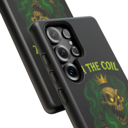 Tough Cases — “I Am The Coil In Your Nightmares” Skull Snake Shockproof Phone Case
