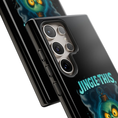 Phone Case - 'Jingle This, Santa' Spooky Holiday Protective Case