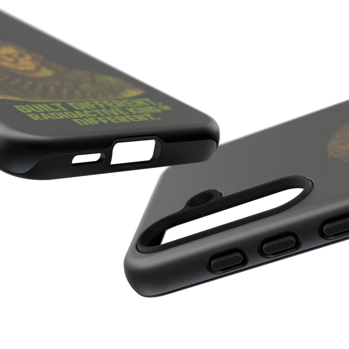 Phone Case — "Built Different, Radioactive Kind of Different" Mutant Design