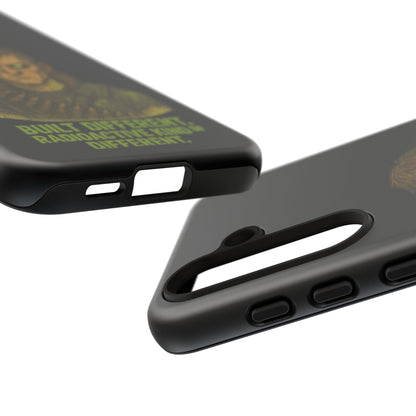 Phone Case — "Built Different, Radioactive Kind of Different" Mutant Design