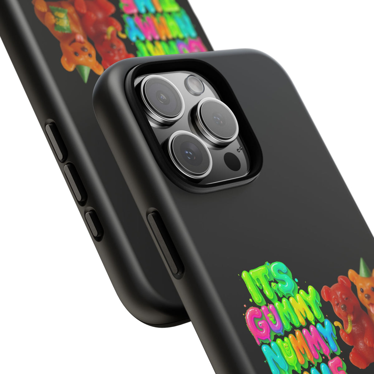 Phone Case — "It's Gummy Nummy Time" Colorful Gummy Bear Protective Case
