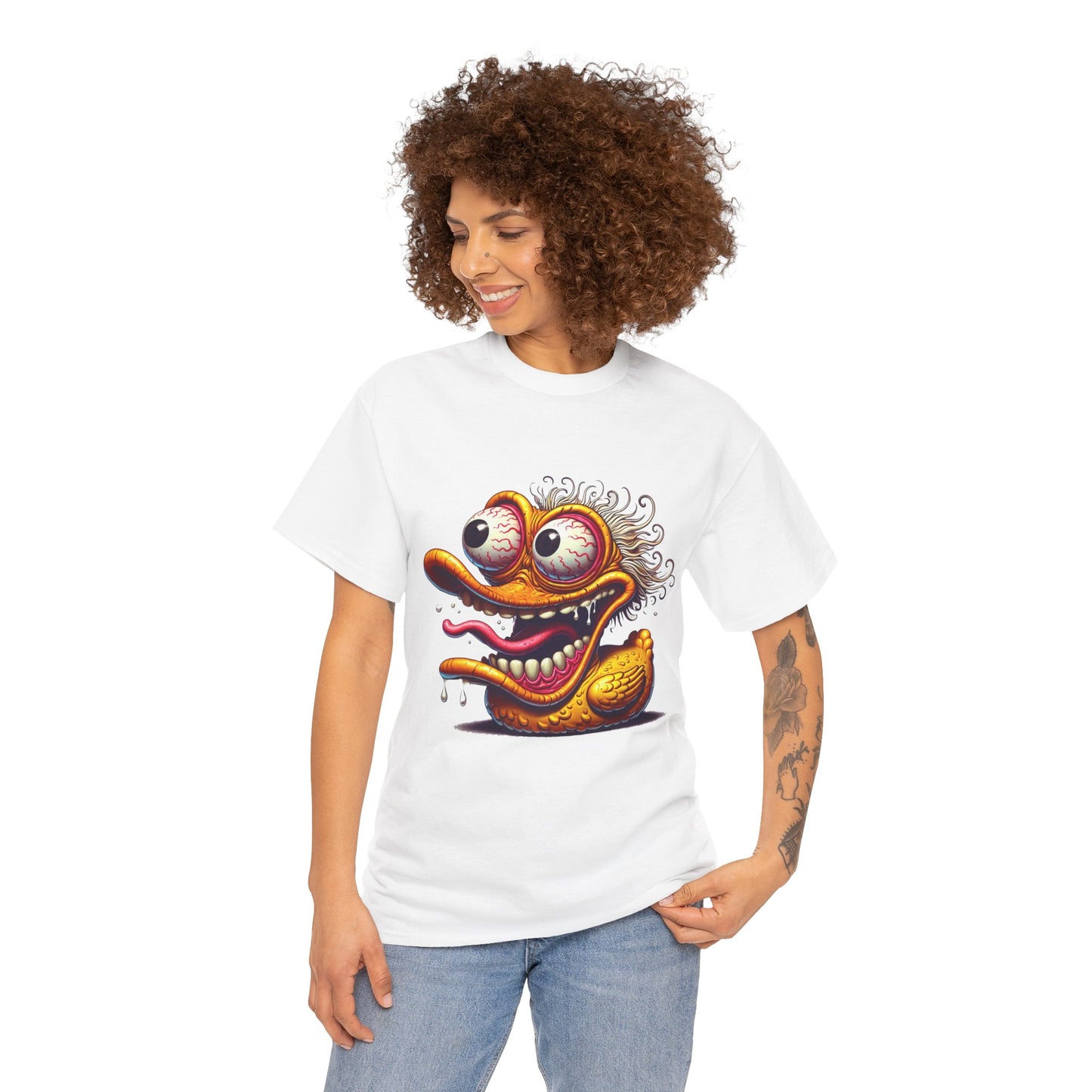 "Deranged Duck" Crazy Cartoon T-Shirt