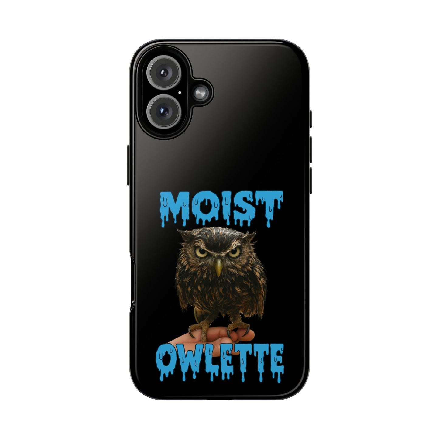 Moist Owlette Phone Case — Funny Owl Graphic Protective Case