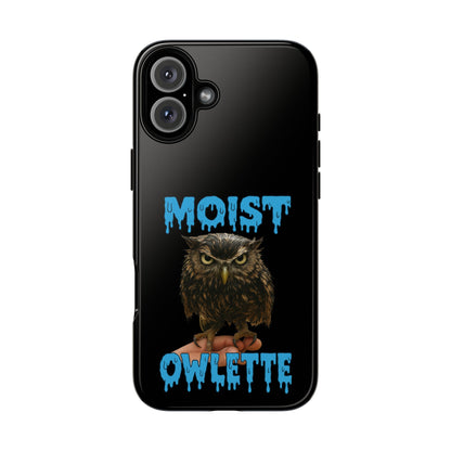 Moist Owlette Phone Case — Funny Owl Graphic Protective Case
