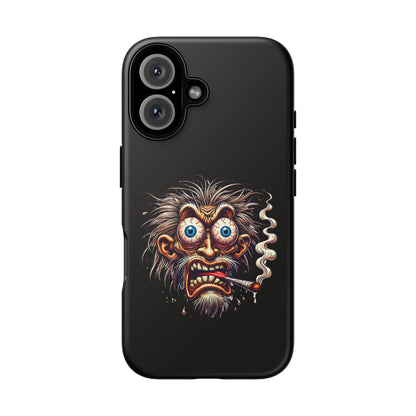 Phone Case — Wild Cartoon Monster Smoking Design