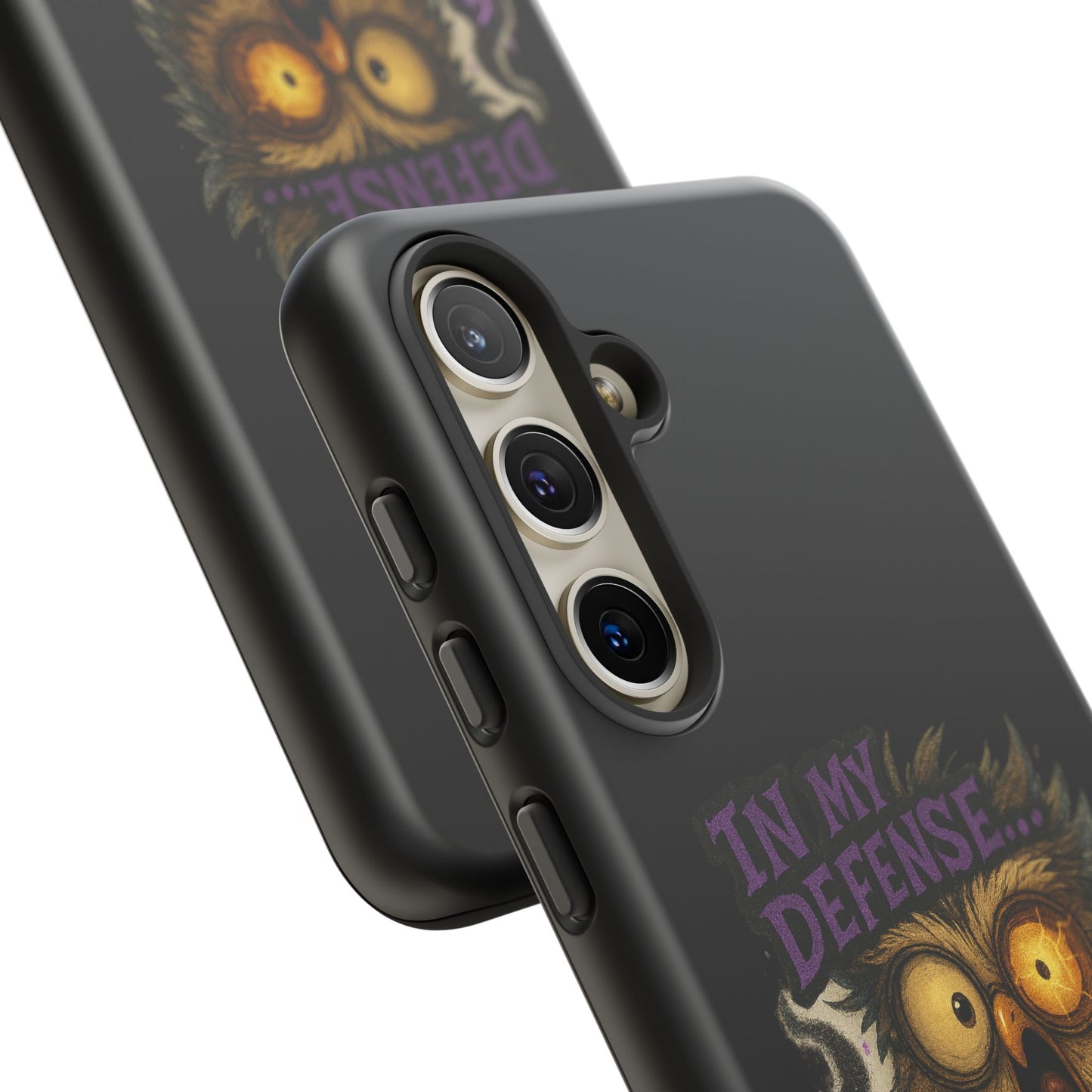 Phone Case — 'In My Defense… The Spell Did Work' Owl Witchy Protective Case