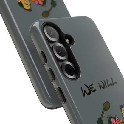 Phone Case - "We Will Resist" Cartoon Protest Design