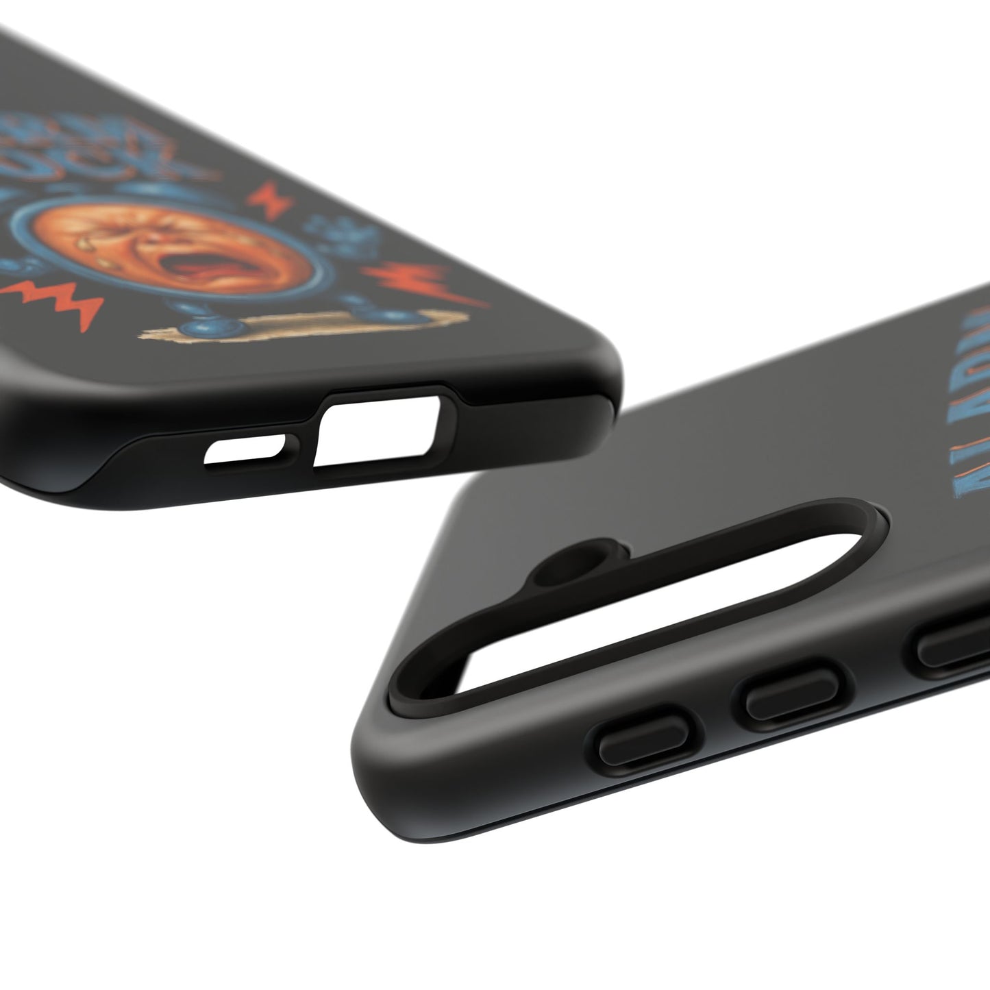Phone Case — "Alarm Clock" Retro Screaming Clock Protective Cover