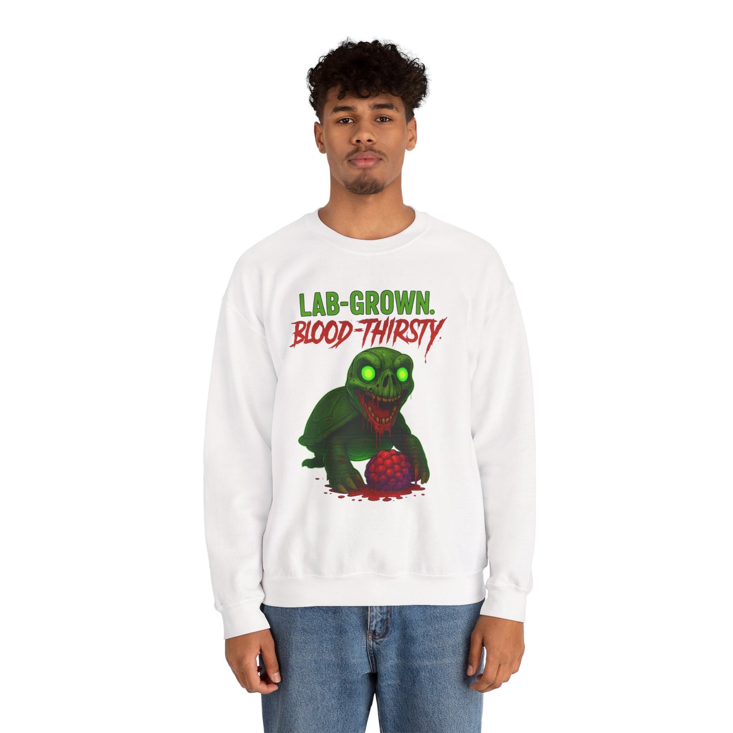 Lab-Grown. Blood-Thirsty. – Mutant Turtle Sweatshirt