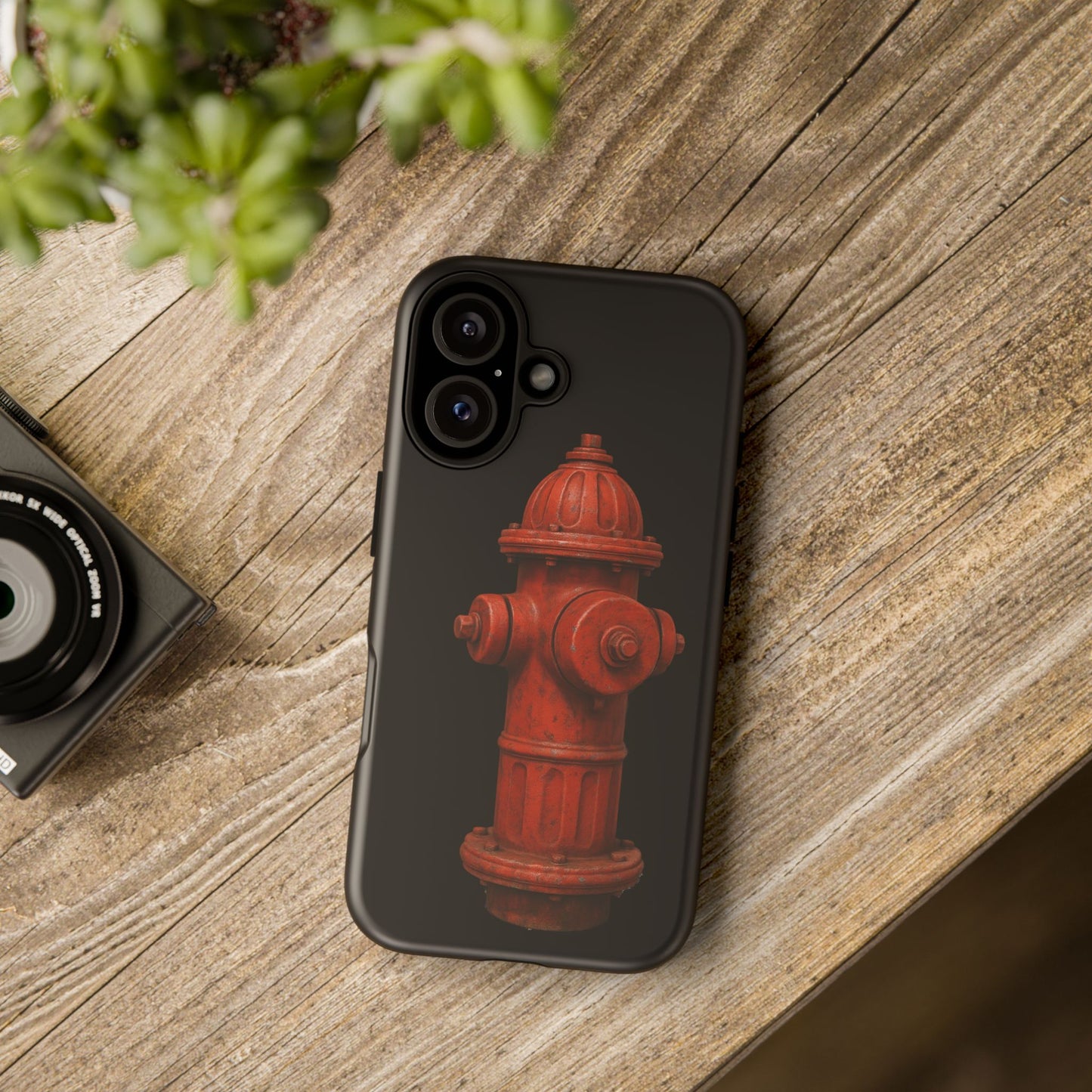 Red Fire Hydrant Phone Case — Tough Protective iPhone Cover