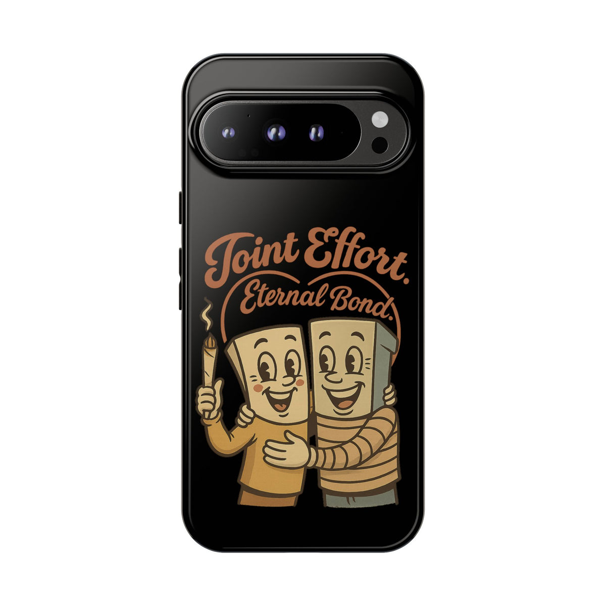 Phone Case — "Joint Effort Eternal Bond" Retro Cannabis Matchstick Design