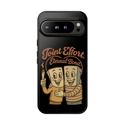 Phone Case — "Joint Effort Eternal Bond" Retro Cannabis Matchstick Design