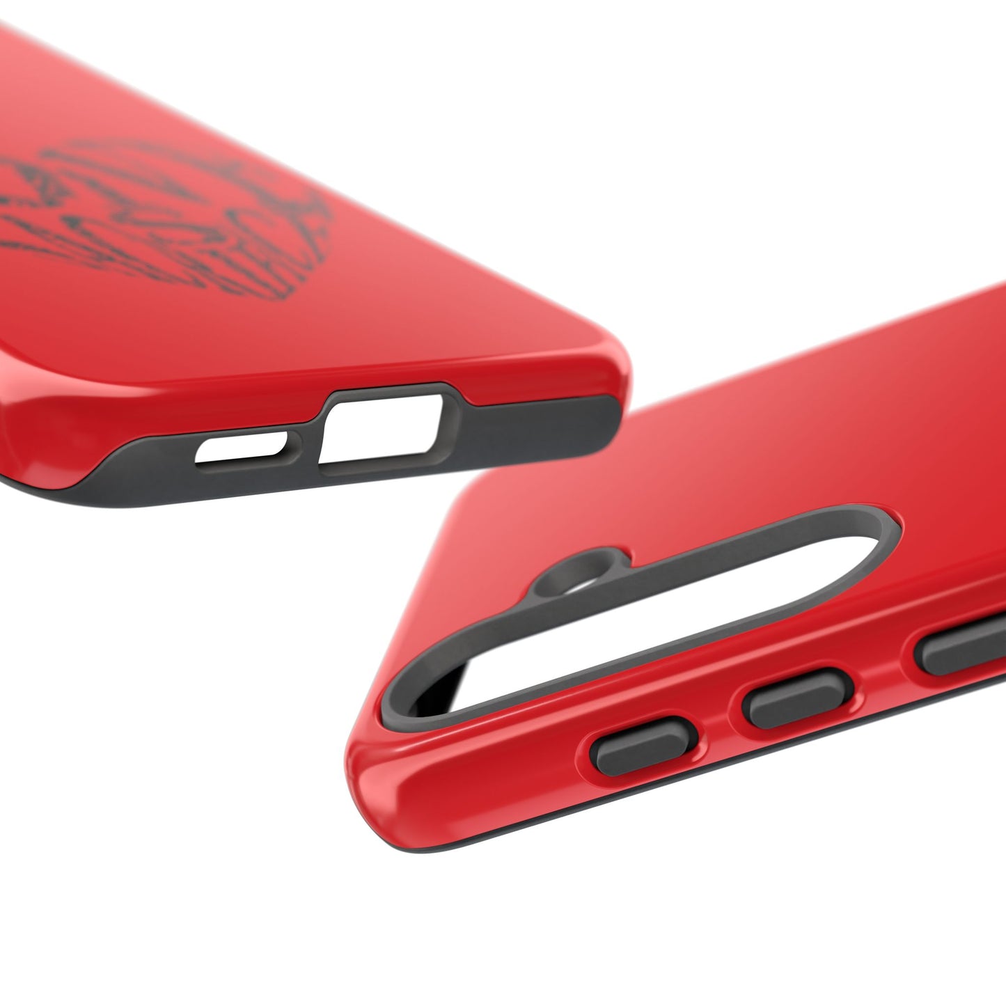 Red 'Love Justice' Heart Phone Case — Protective iPhone Cover, Valentine’s Gift