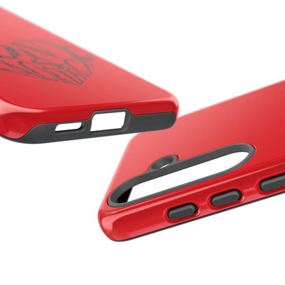 Red 'Love Justice' Heart Phone Case — Protective iPhone Cover, Valentine’s Gift