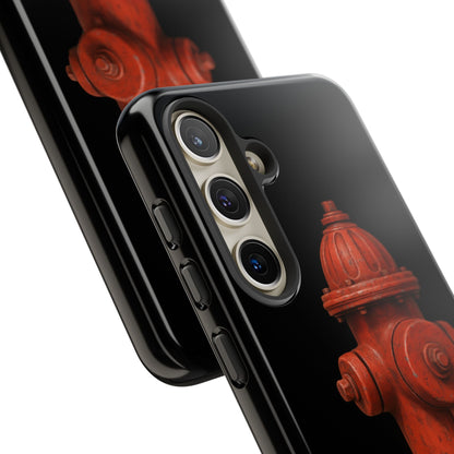 Red Fire Hydrant Phone Case — Tough Protective iPhone Cover