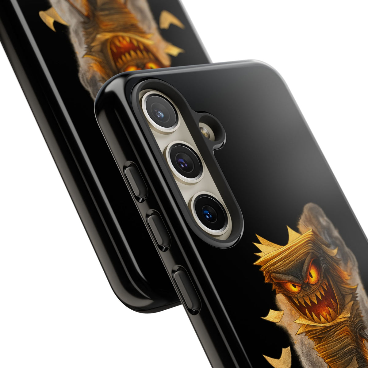 Phone Case — Halloween Mummy Creature “Stapled Your Soul to Page 666” Horror Design