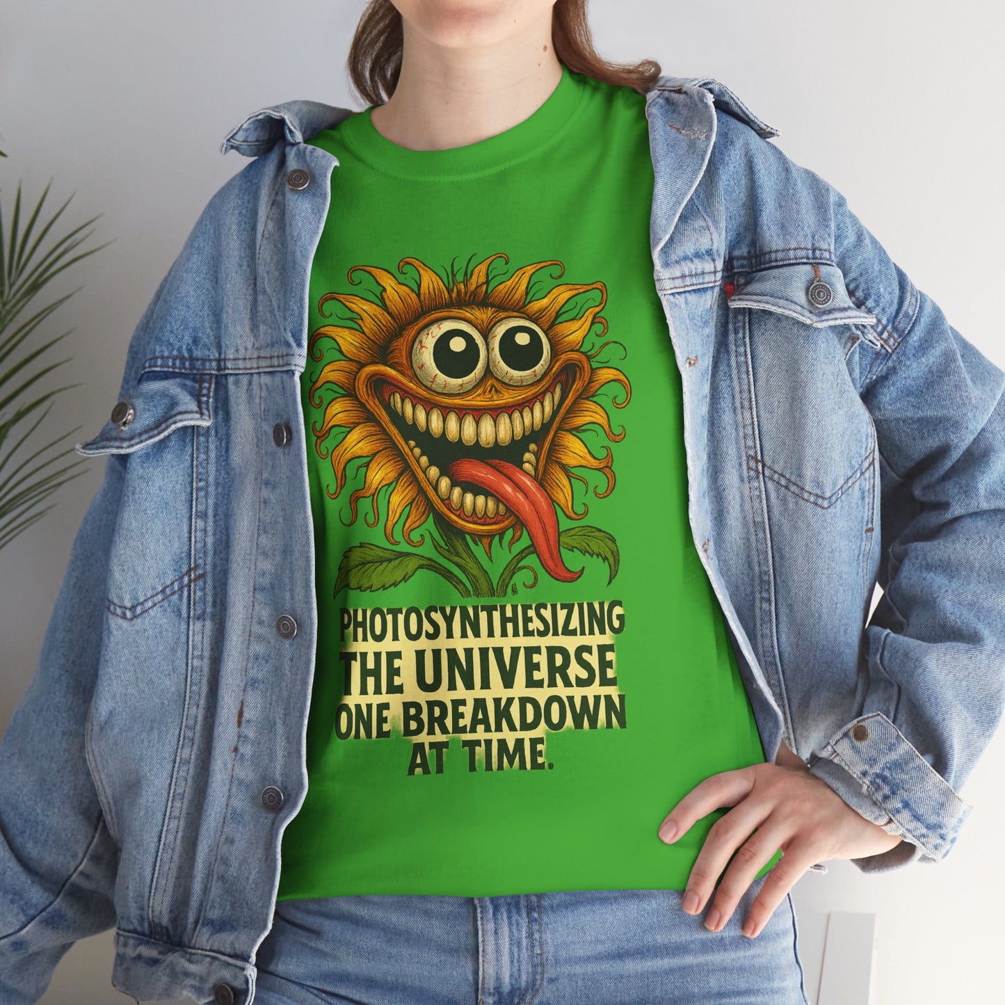 Photosynthesizining – Chaotic Sunflower Breakdown T-Shirt