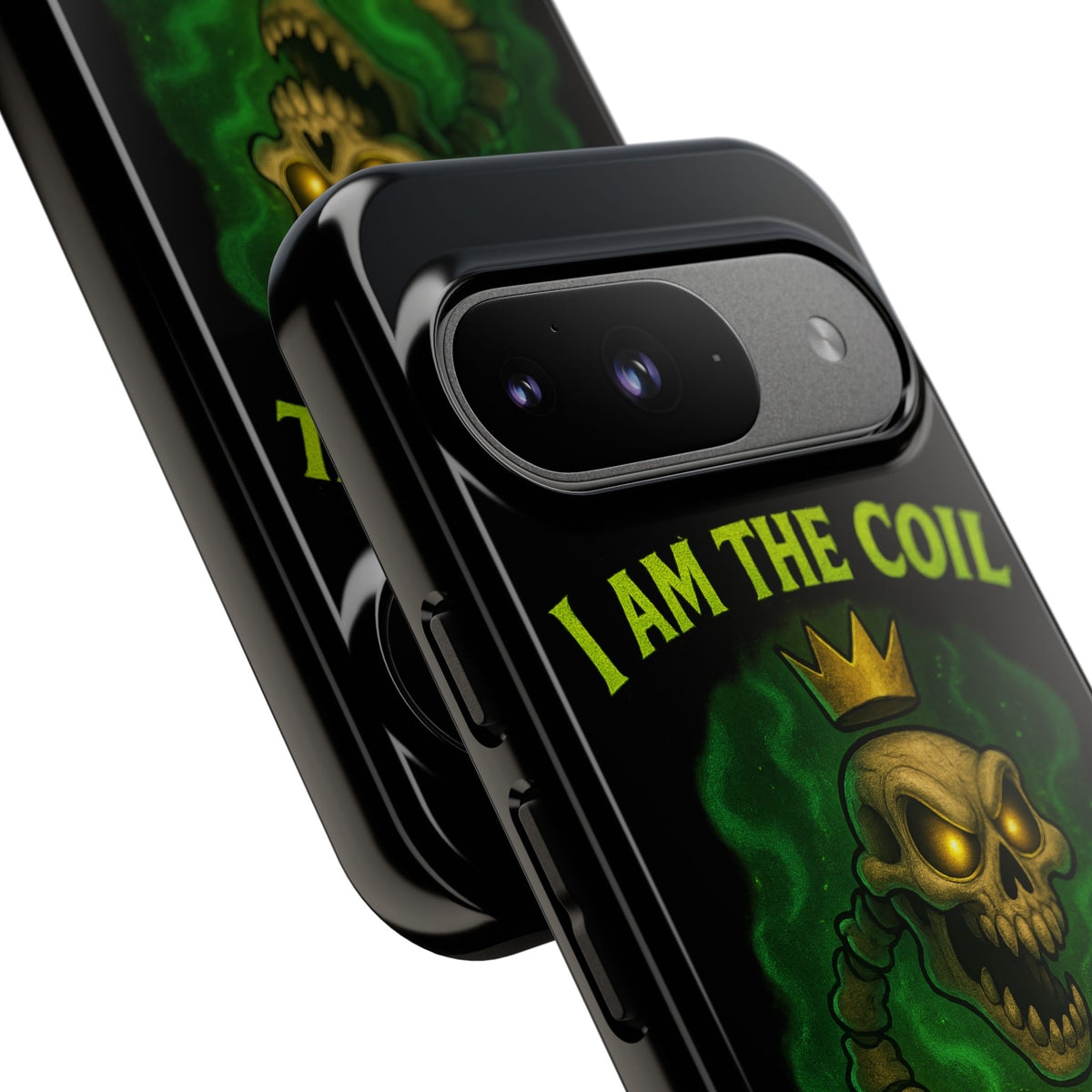 Tough Cases — “I Am The Coil In Your Nightmares” Skull Snake Shockproof Phone Case
