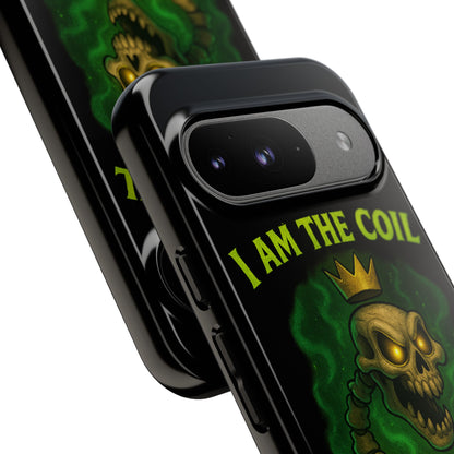 Tough Cases — “I Am The Coil In Your Nightmares” Skull Snake Shockproof Phone Case