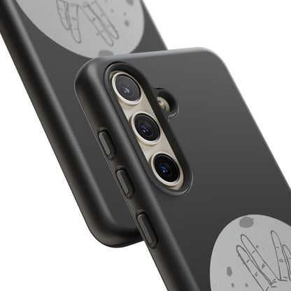 Spock Live Long Phone Case — Vulcan Salute Moon Graphic